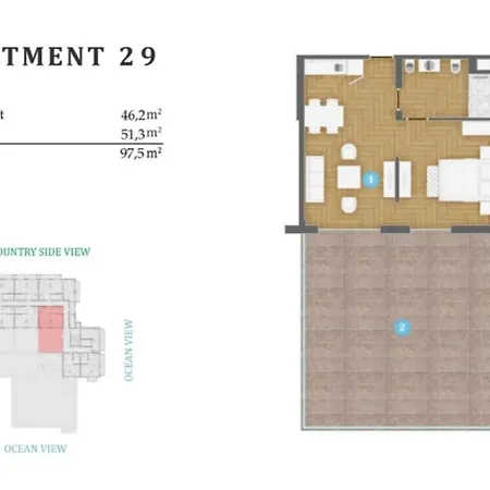 Ocean View Apartment
